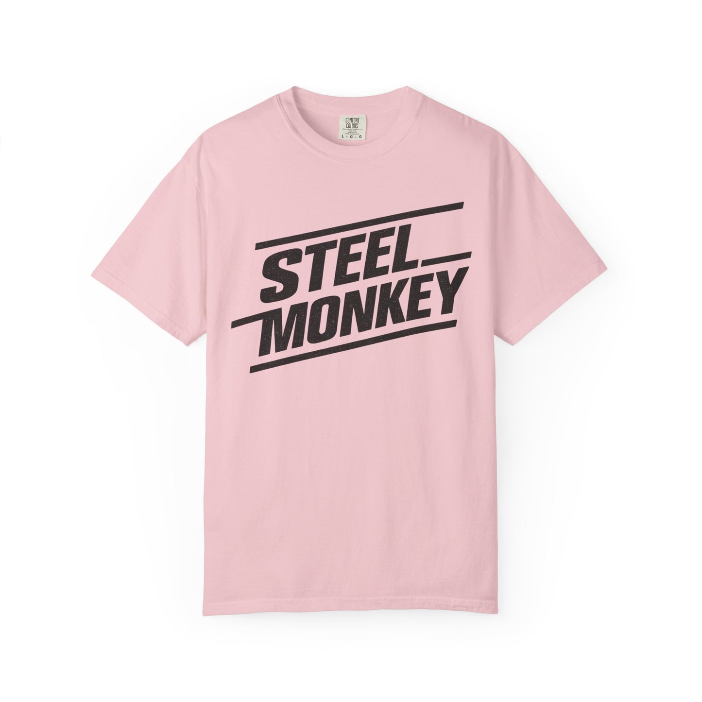 Steel Monkey Bold Retro Logo Tee - Comfort Colors